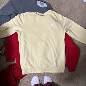 adidas crewneck yellow